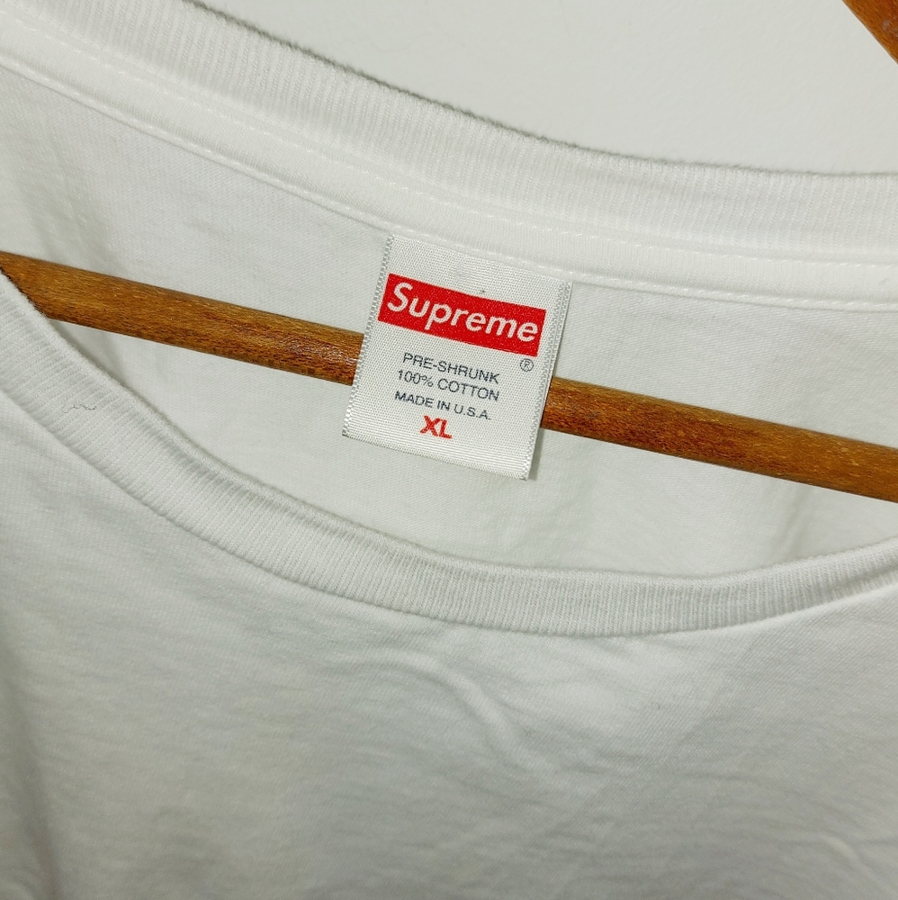 SUPREME | CROPPED XL WHITE T SHIRT